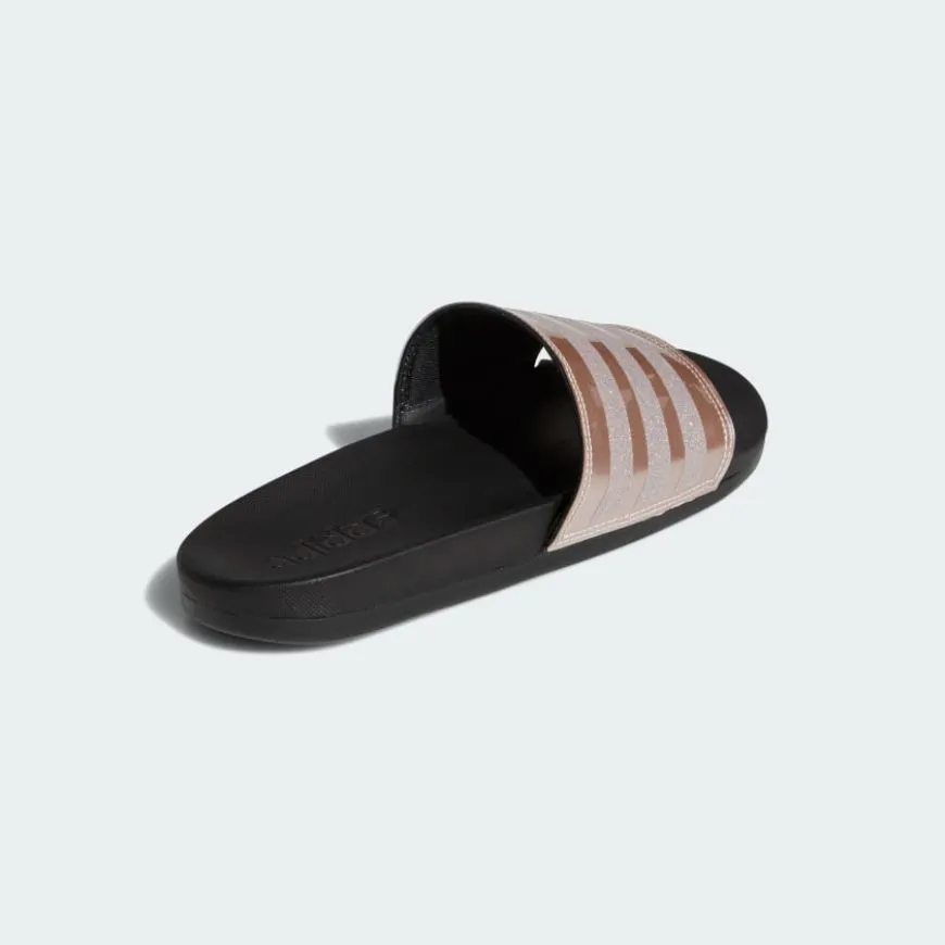 Adidas Adilette Comfort Women Swim Slippers Grey/Black