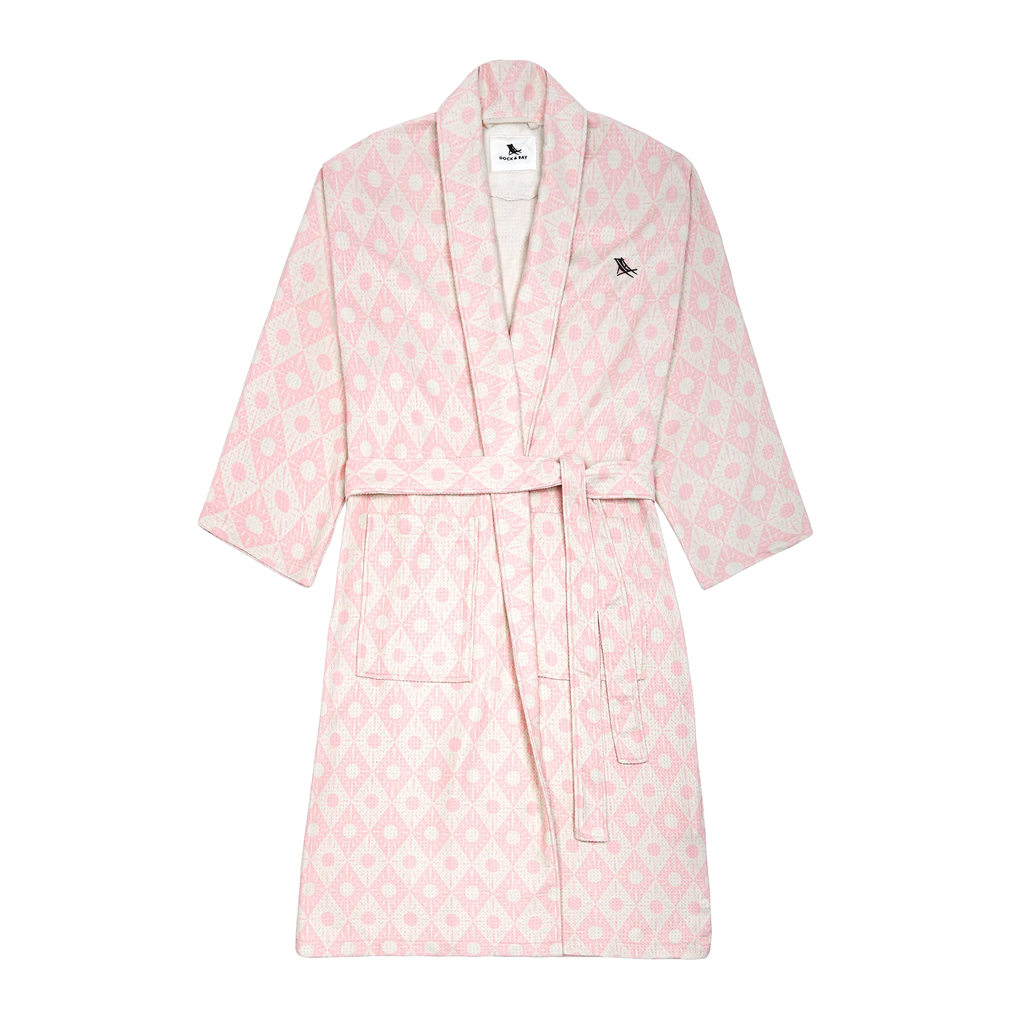 Bath Robe - Diamond Pink