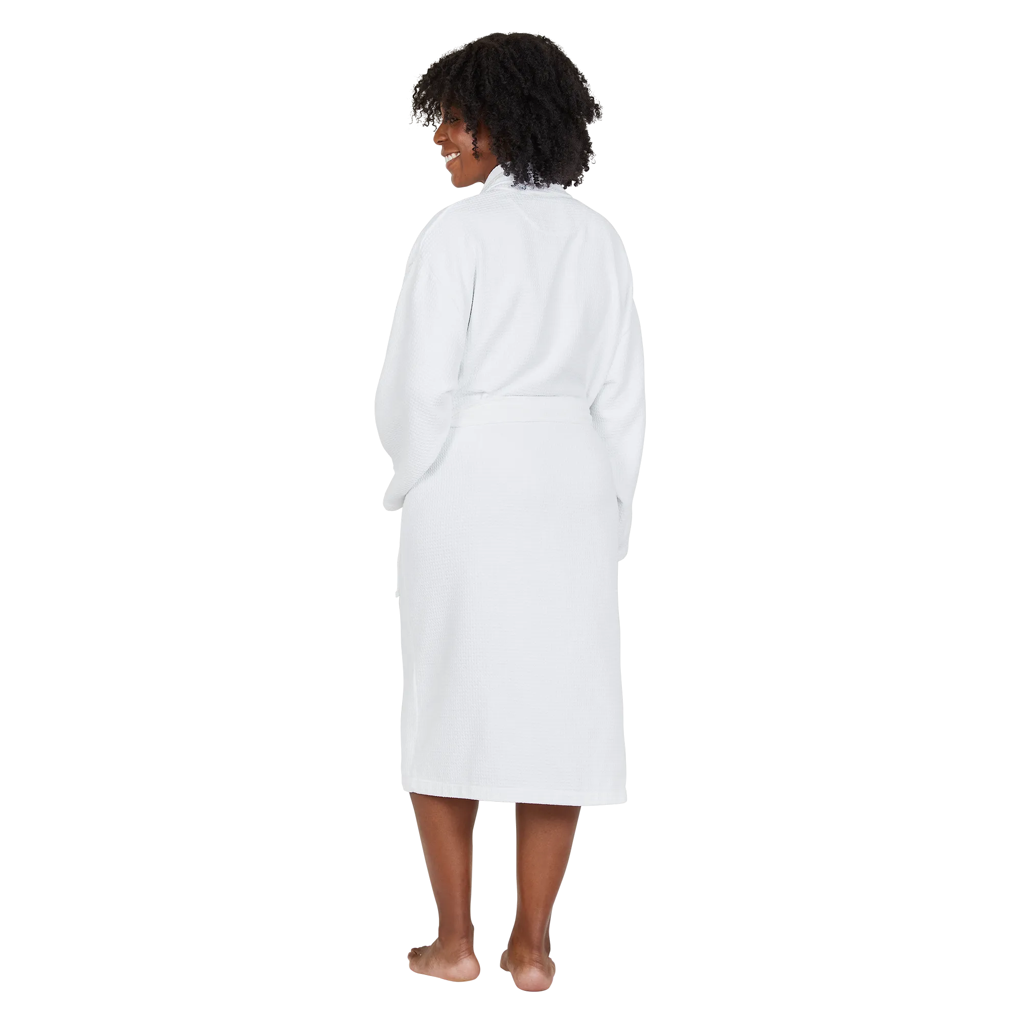 Bath Robe Set - Crystal White