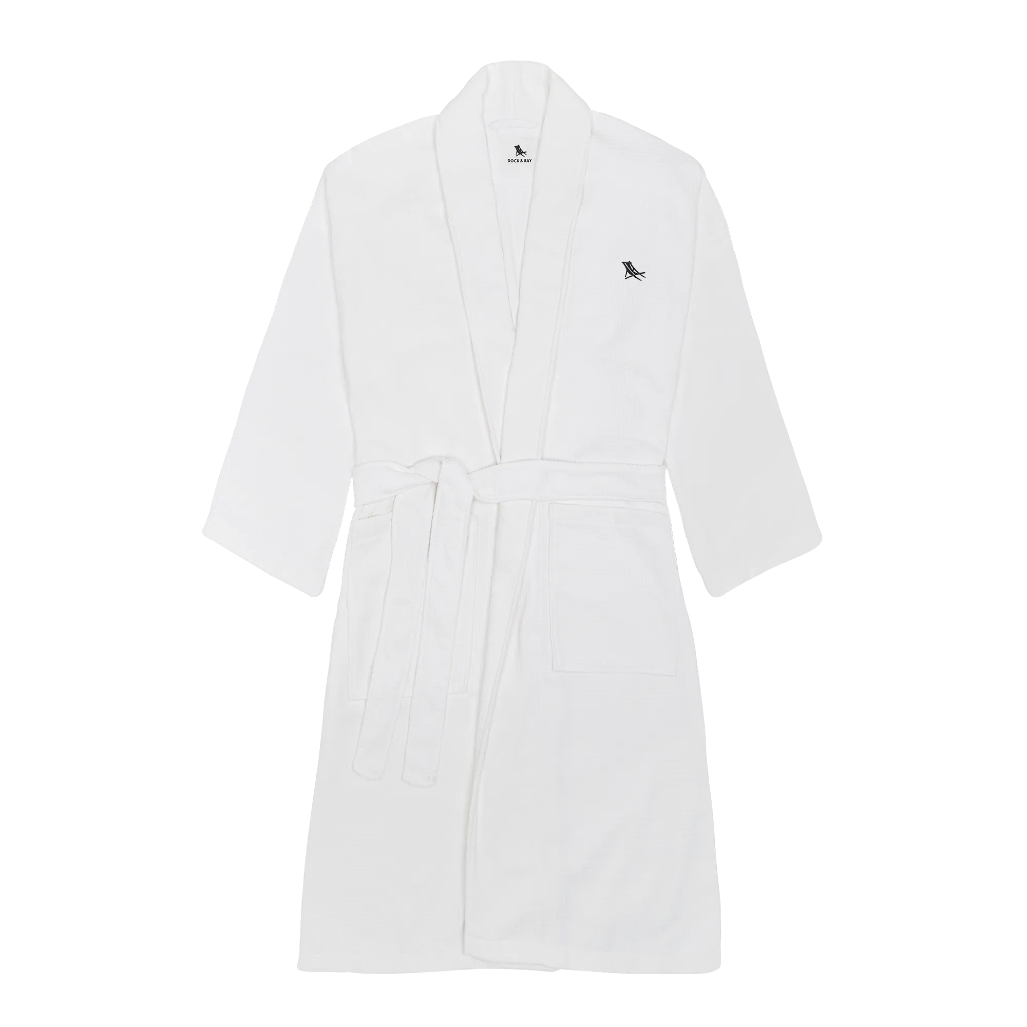 Bath Robe Set - Crystal White