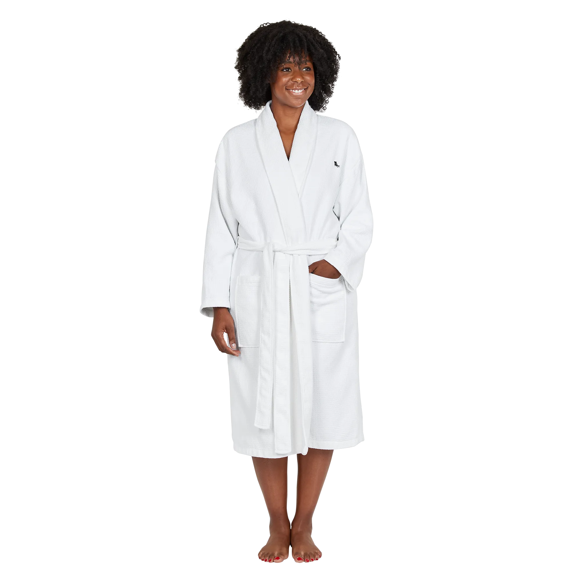 Bath Robe Set - Crystal White