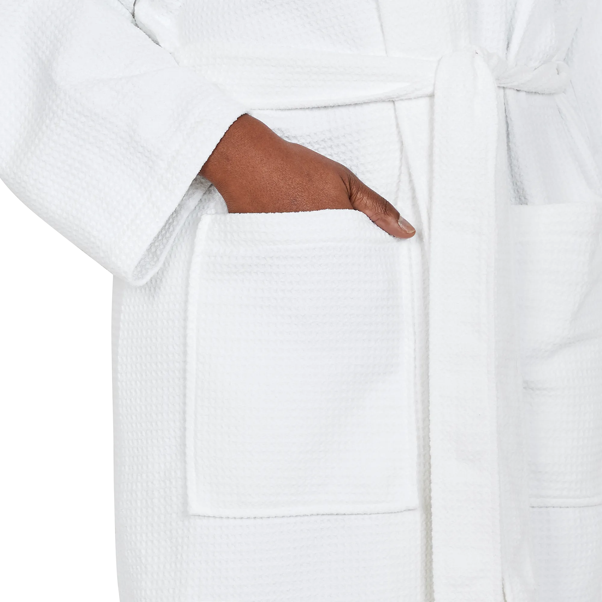 Bath Robe Set - Crystal White