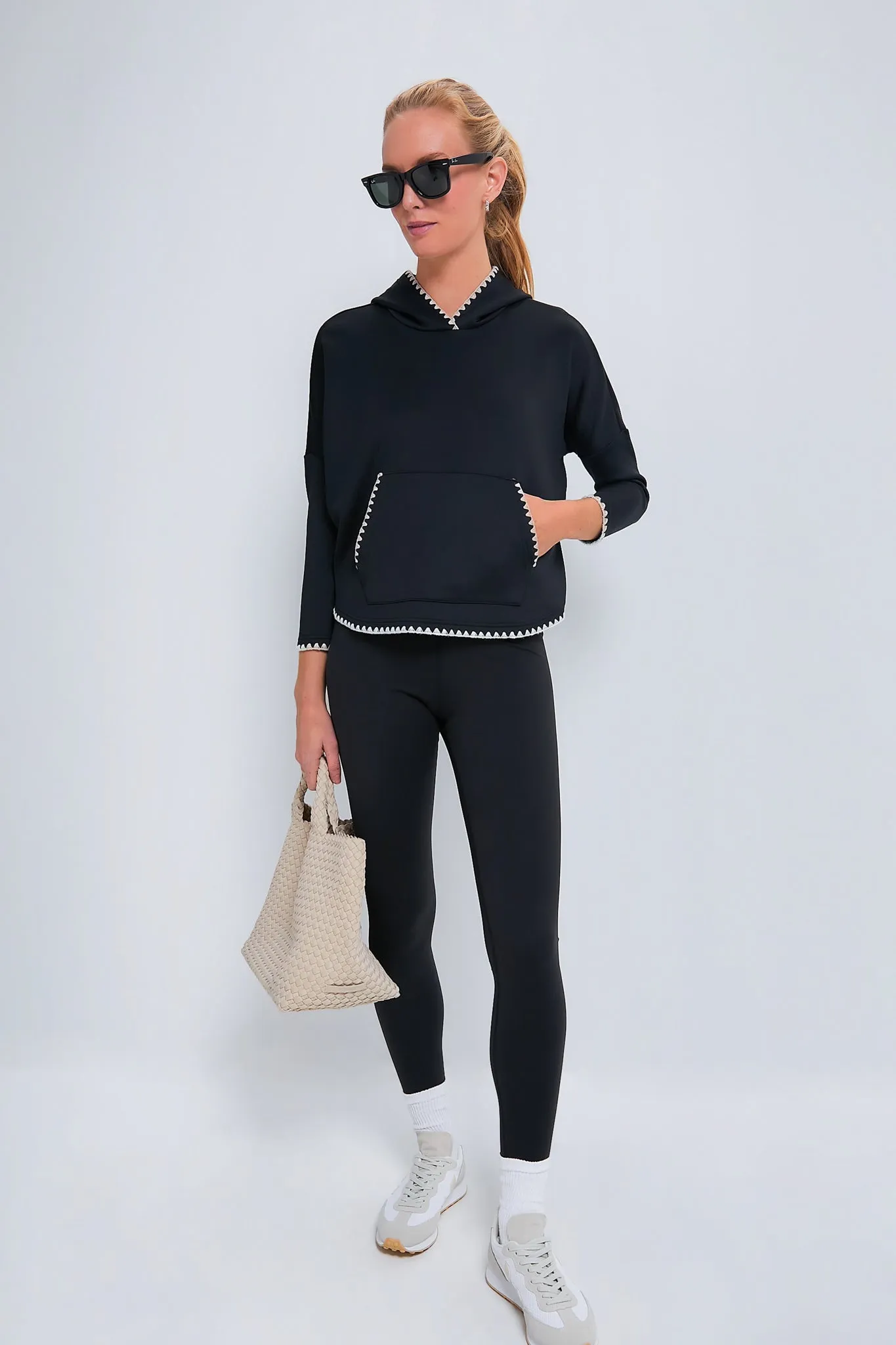 Black Cropped Eden Sweatshirt