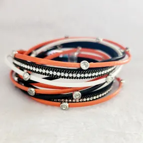 Buffalo Bandits Lacrosse Fan Wrap Bracelet