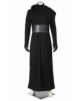 Cheap Star Wars: The Force Awakens Kylo Ren Costume Men's Halloween Gown Black