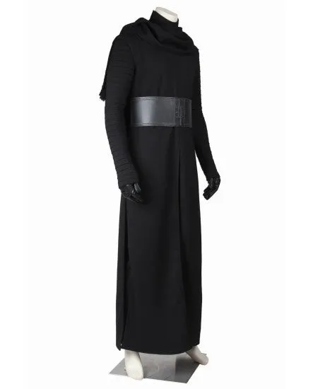 Cheap Star Wars: The Force Awakens Kylo Ren Costume Men's Halloween Gown Black