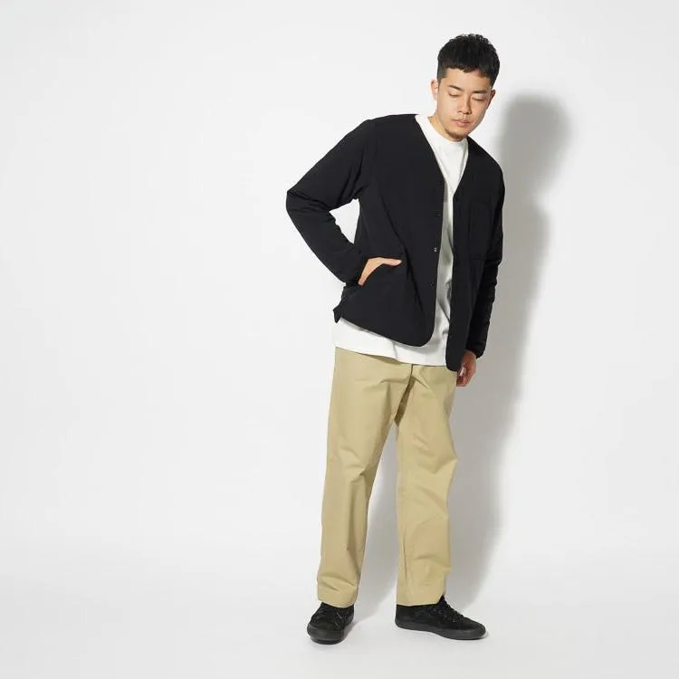 Flexible Insulated Cardigan in Black