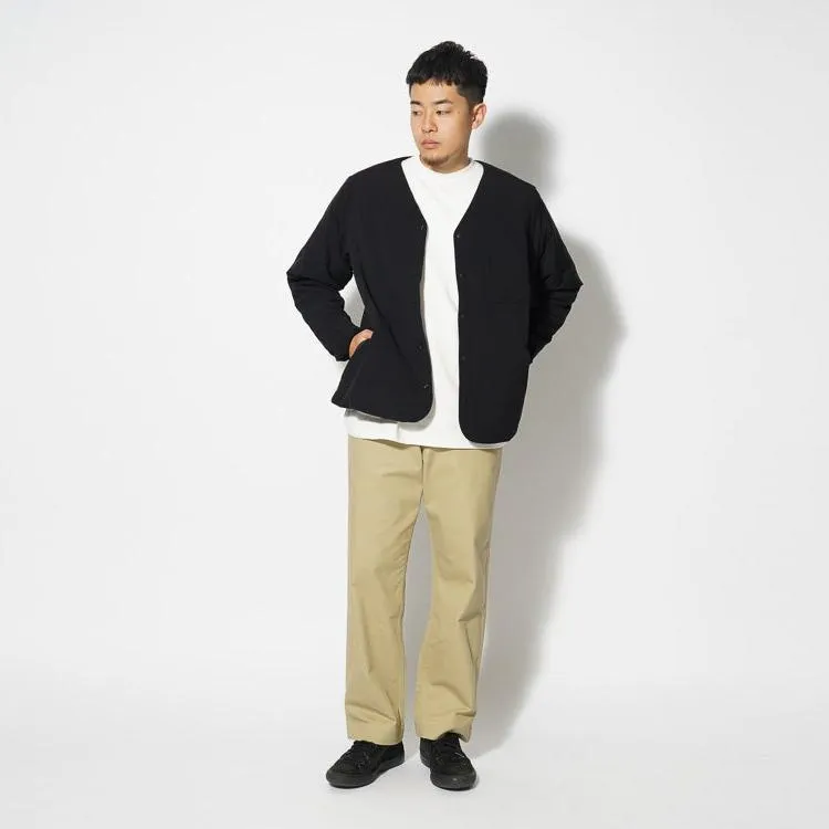 Flexible Insulated Cardigan in Black