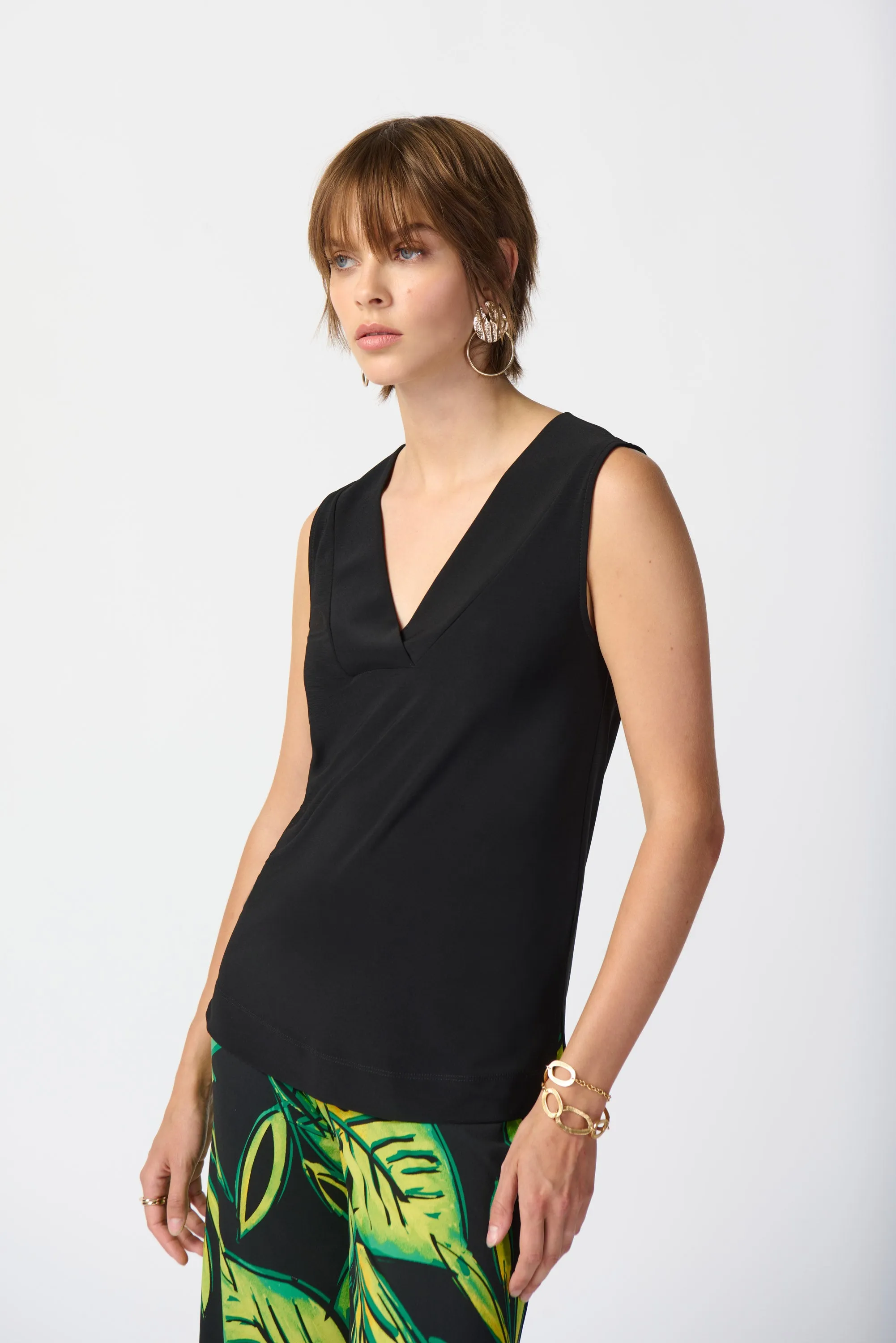 Joseph Ribkoff V-Neck Tank Top
