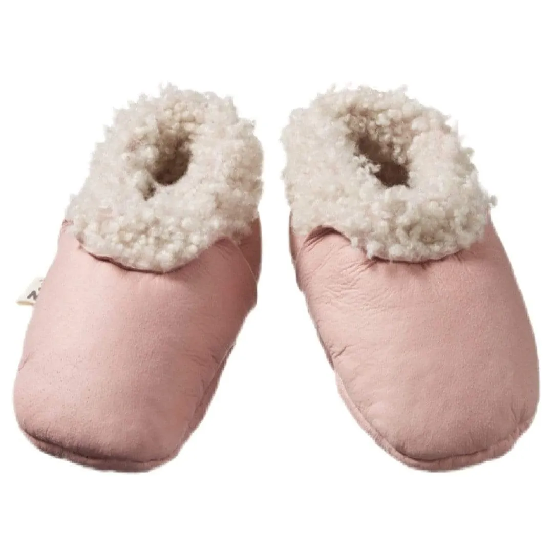 Lambskin Booties - Rosebud