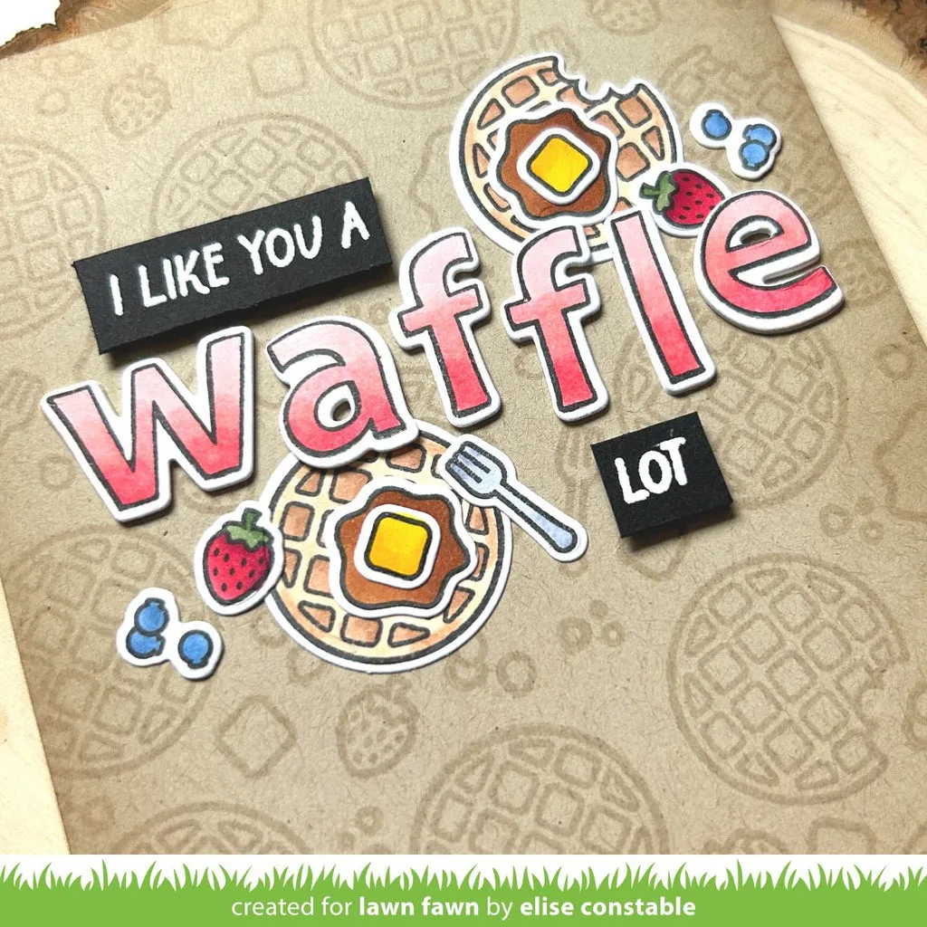 LAWN FAWN: A Waffle Lot | Stamp