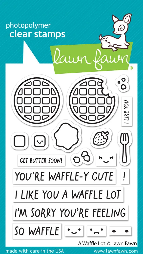 LAWN FAWN: A Waffle Lot | Stamp