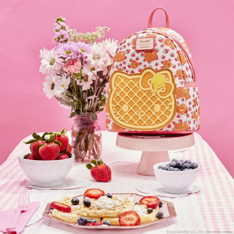Loungefly x Sanrio Hello Kitty Breakfast Waffle Mini Backpack