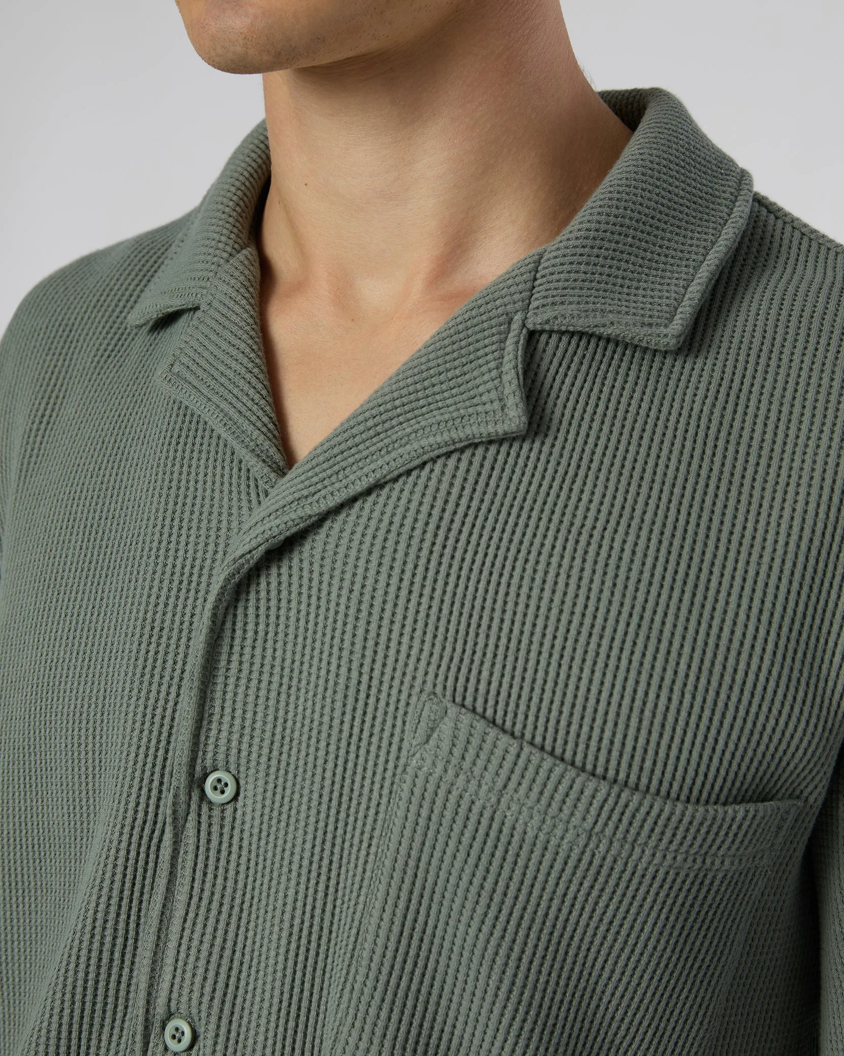 Macro Waffle Vacation Shirt