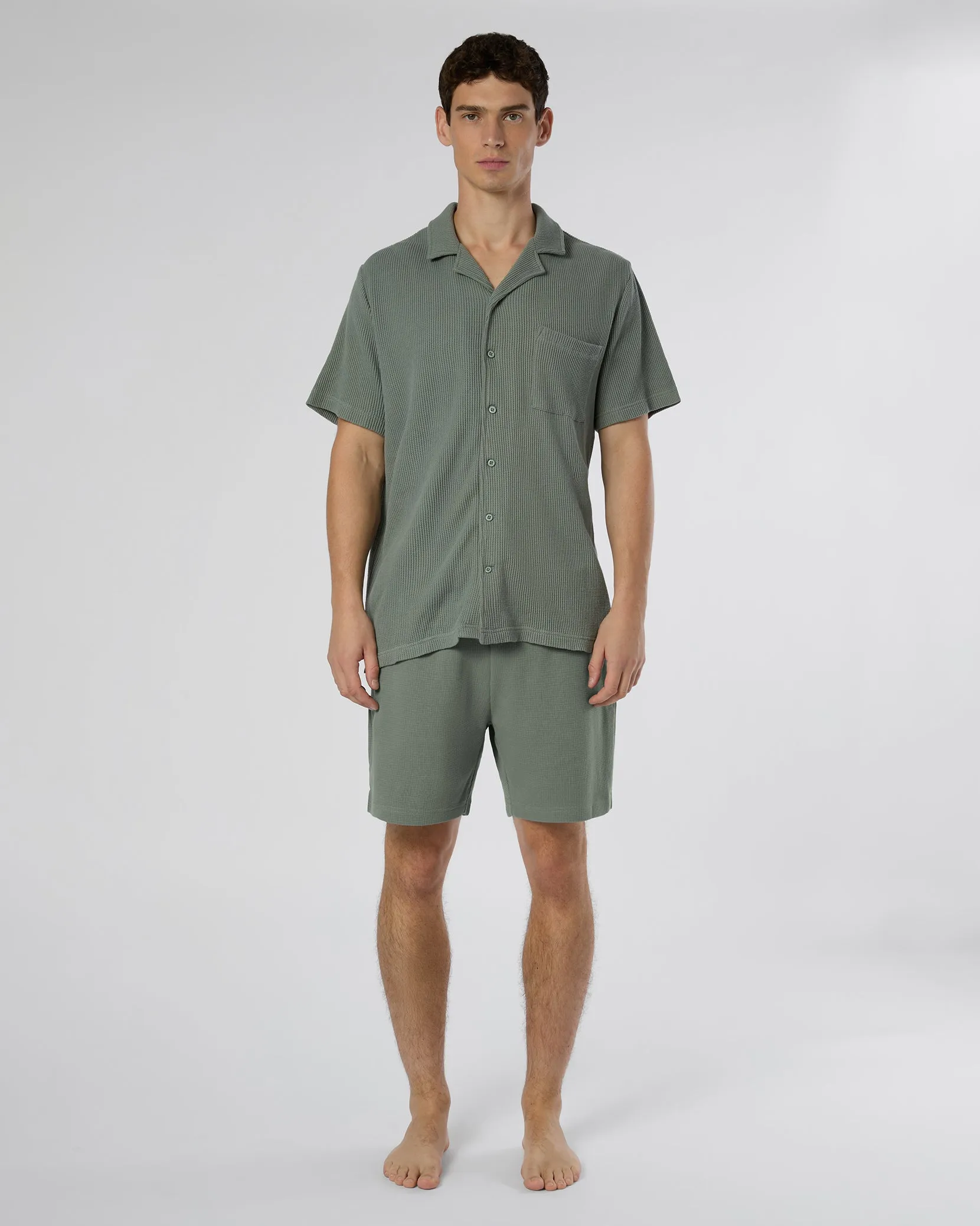 Macro Waffle Vacation Shirt