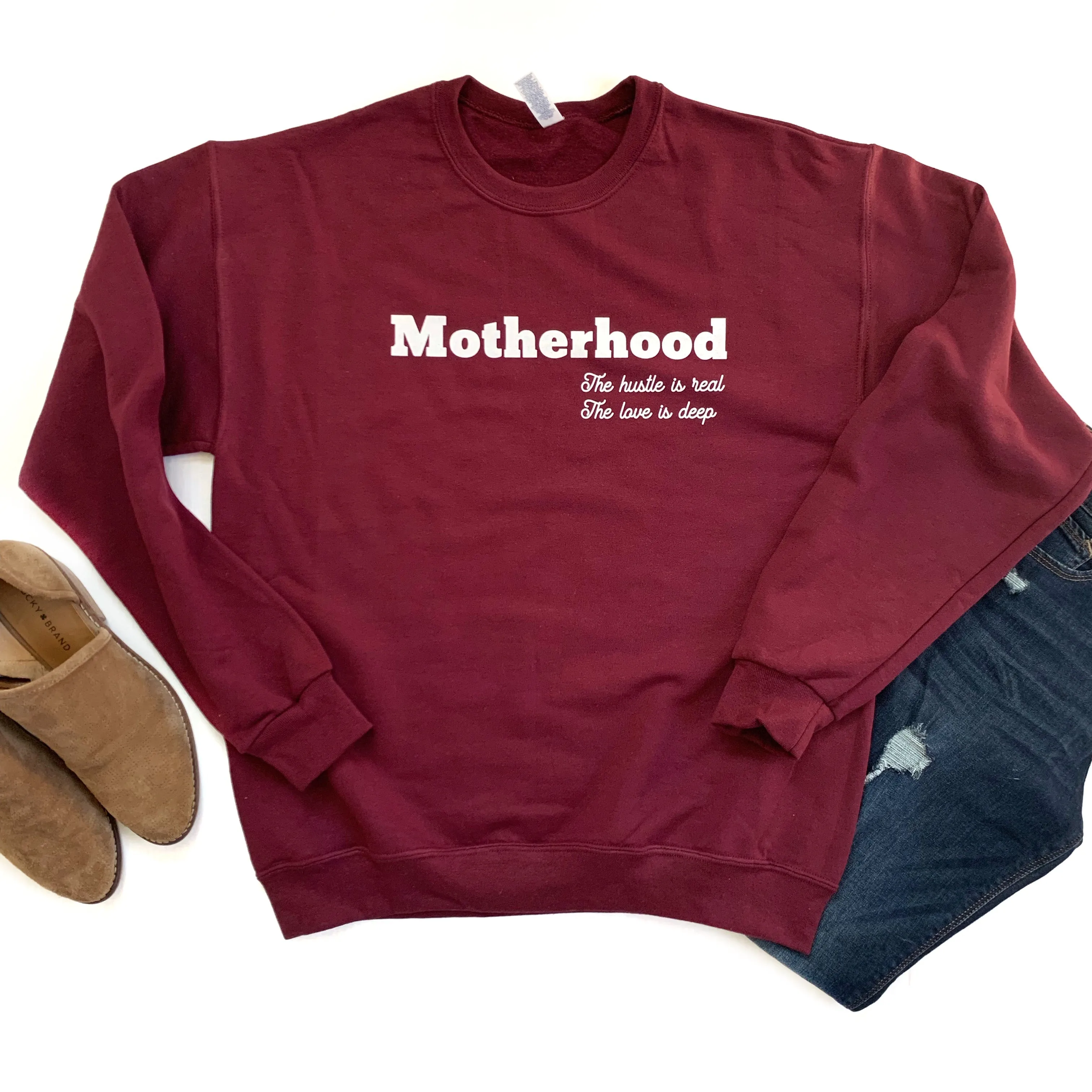 Motherhood Hustle Pullover