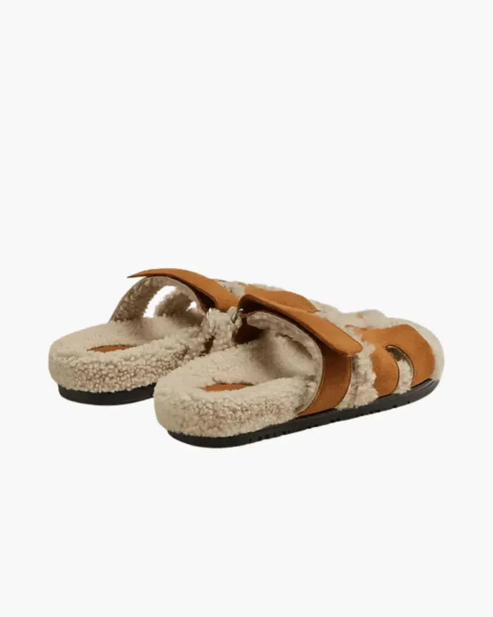 Neve – Faux shearling lining – Warm slippers