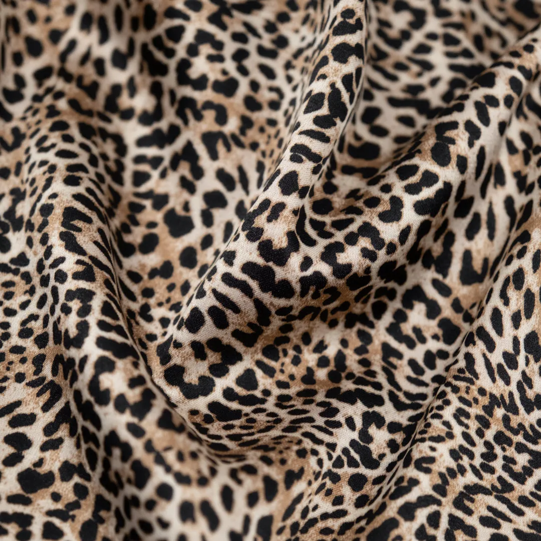 On The Prowl Lightweight Poly Satin - Parchment/Black