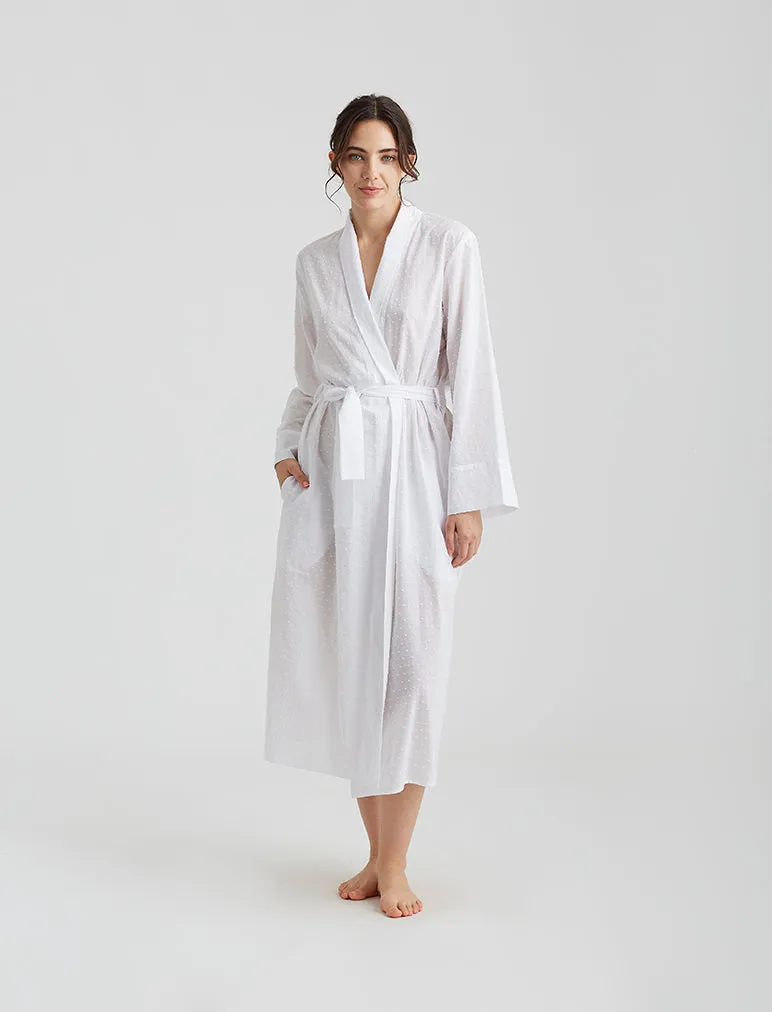 Swiss Dot Maxi Robe