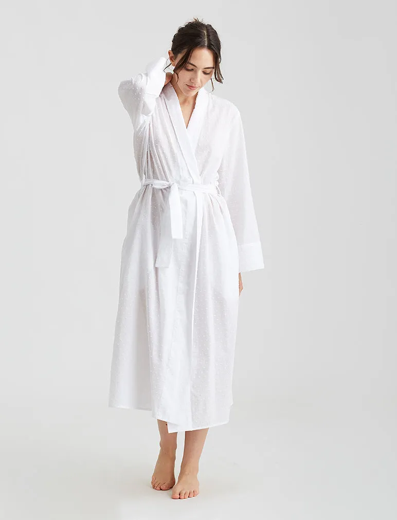 Swiss Dot Maxi Robe