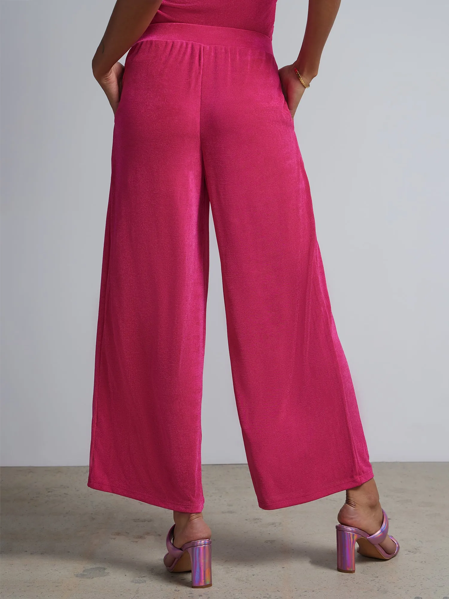 Wide Leg Knit Pants